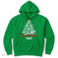 Airplane Christmas Tree Hoodie thumb 0