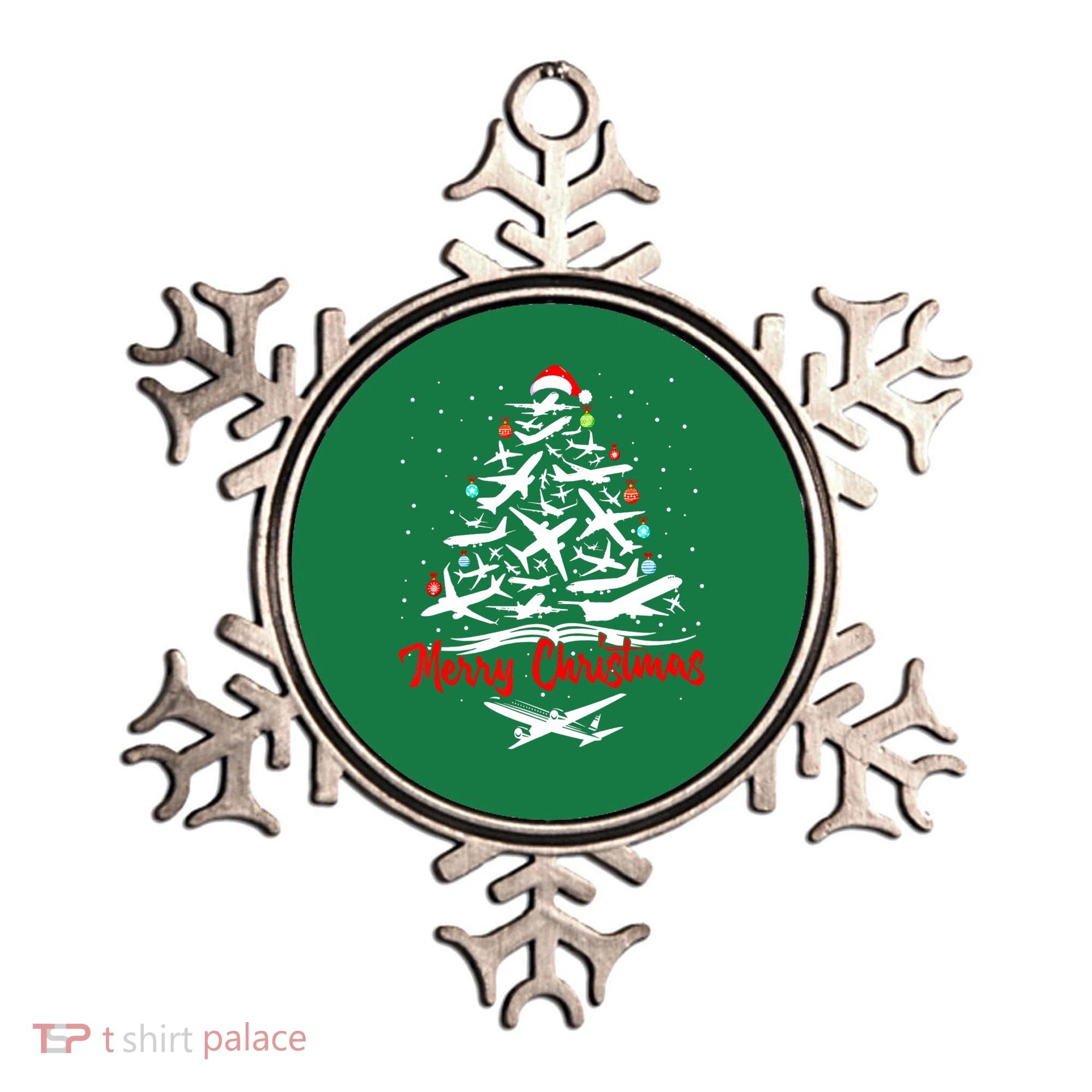 Airplane Christmas Tree Ornament