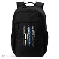 Alabama Cop Thin Blue Line Leo Police American Flag Backpack thumb 0