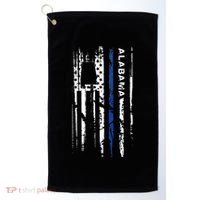 Alabama Cop Thin Blue Line Leo Police American Flag Golf Towel thumb 0