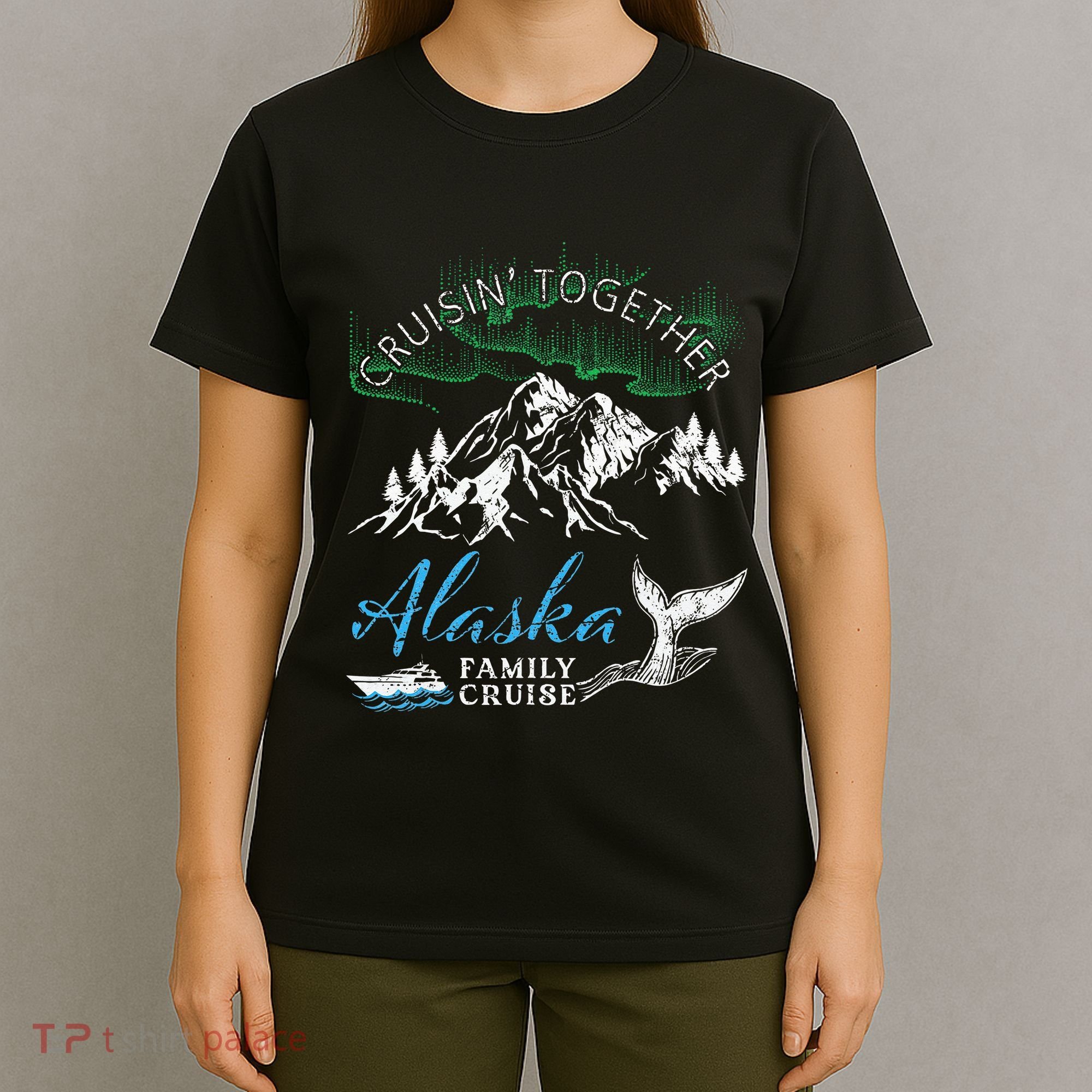 Alaska Cruisin Together Family Cruise North Lights Cruising T-Shirt