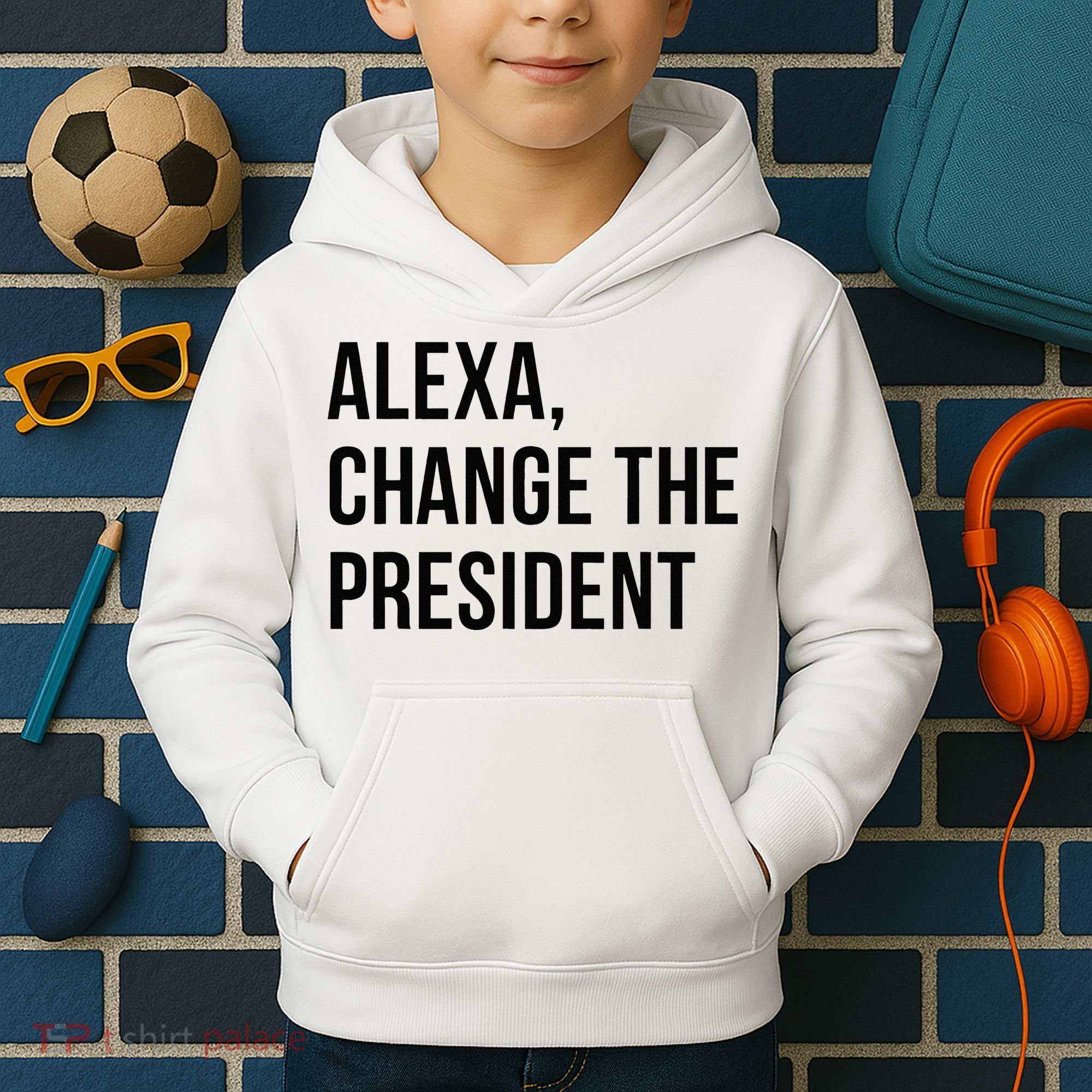 A.lexa Change The President Funny Saying Quote Kids Hoodie