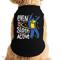 Active Sloth Funny Doggie Tank thumb 0