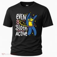 Active Sloth Funny Cooling Performance Crew T-Shirt thumb 0