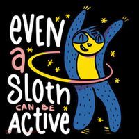 Active Sloth Funny Hoodie thumb 7