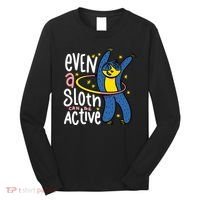Active Sloth Funny Long Sleeve Shirt thumb 0