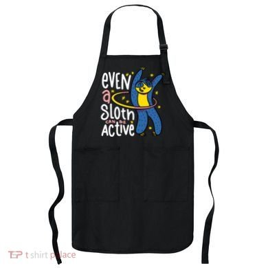 Active Sloth Funny Apron