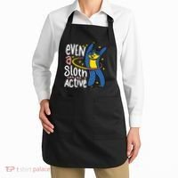 Active Sloth Funny Apron thumb 2