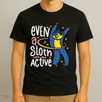 Active Sloth Funny T-Shirt thumb 3