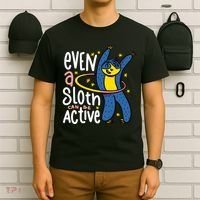 Active Sloth Funny T-Shirt thumb 6