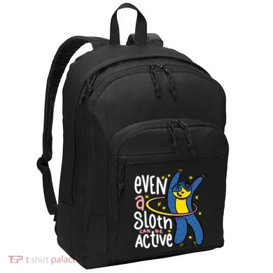 Active Sloth Funny Port Authority Basic Backpack