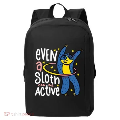 Active Sloth Funny Modern Backpack