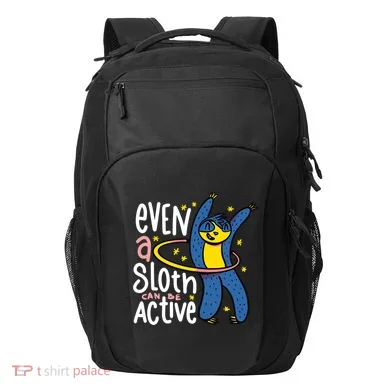 Active Sloth Funny Transport Backpack