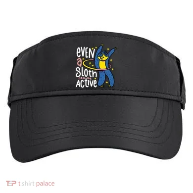 Active Sloth Funny Adult Drive Performance Visor