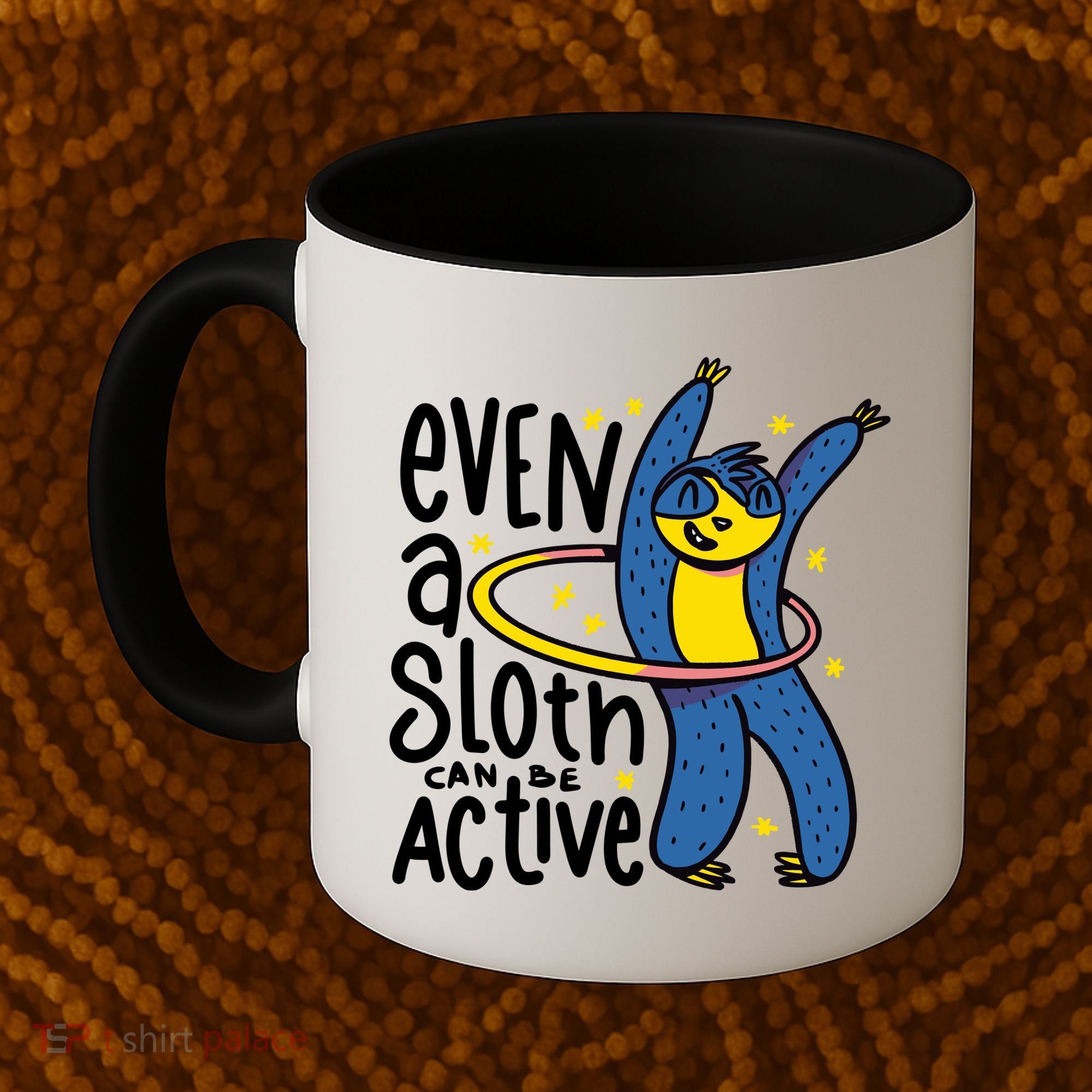Active Sloth Funny Coffee Mug
