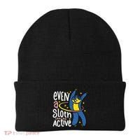 Active Sloth Funny Beanie thumb 0