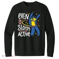 Active Sloth Funny V.I.T. Fleece Crew Sweatshirt thumb 0
