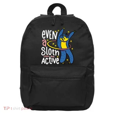Active Sloth Funny 16 in Basic Backpack