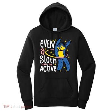 Active Sloth Funny Women's Hoodie