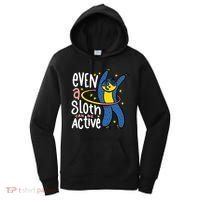 Active Sloth Funny Women's Hoodie thumb 0