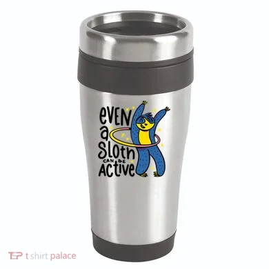 Active Sloth Funny 16oz Travel Tumbler
