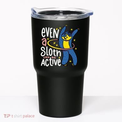 Active Sloth Funny Tumbler