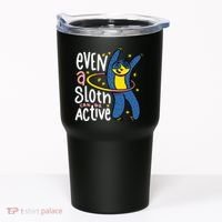 Active Sloth Funny Tumbler thumb 0