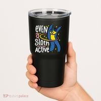 Active Sloth Funny Tumbler thumb 2