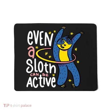 Active Sloth Funny Mousepad