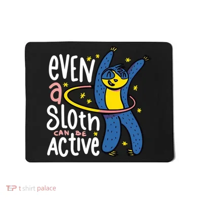 Active Sloth Funny Mousepad