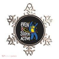 Active Sloth Funny Ornament thumb 0