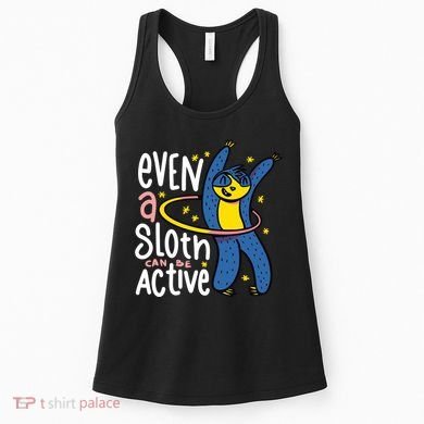 Active Sloth Funny Women's Tank Top