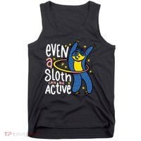 Active Sloth Funny Tank Top thumb 0