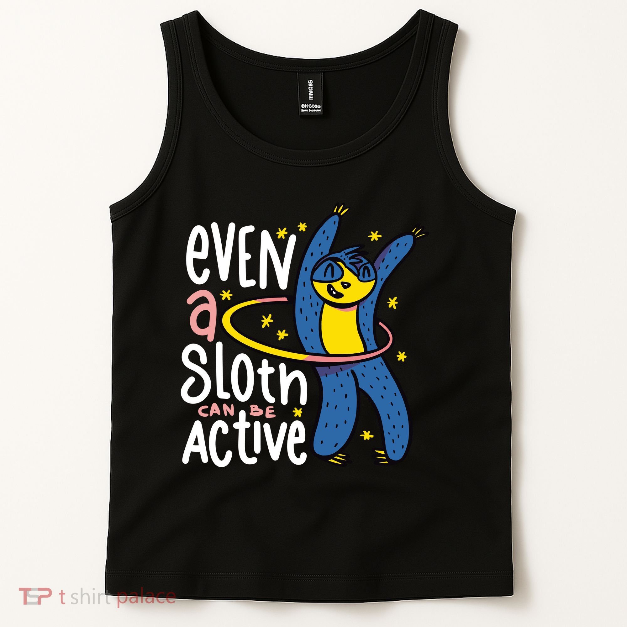 Active Sloth Funny Tank Top