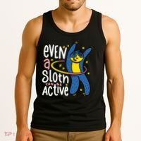 Active Sloth Funny Tank Top thumb 3