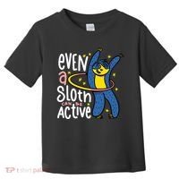Active Sloth Funny Toddler T-Shirt thumb 0