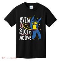 Active Sloth Funny Kids T-Shirt thumb 0