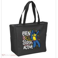Active Sloth Funny Tote Bag thumb 2