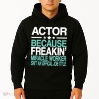 Actor Miracle Worker Official Job Title Hoodie thumb 2