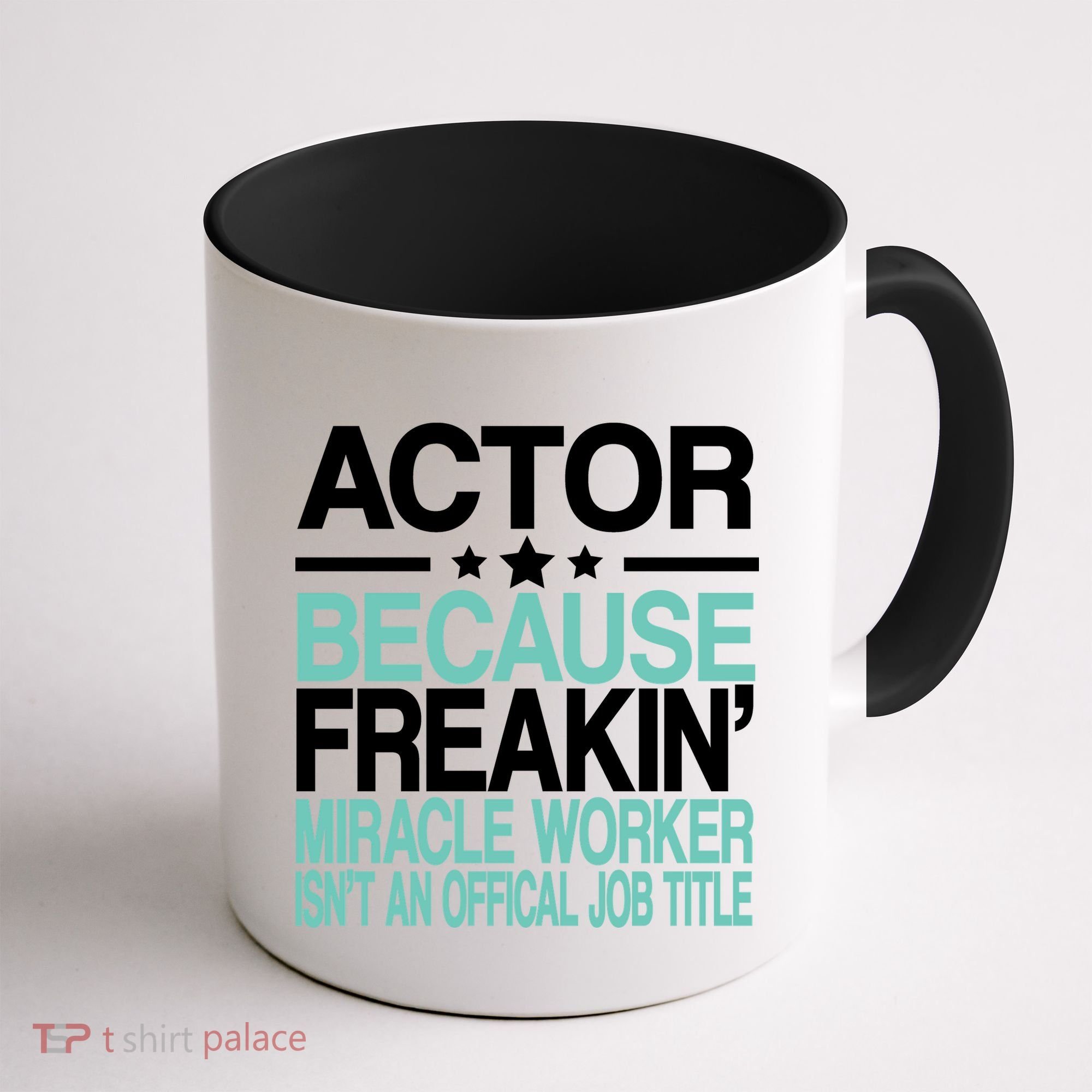 Actor Miracle Worker Official Job Title Coffee Mug
