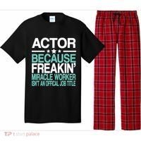 Actor Miracle Worker Official Job Title Pajama Set thumb 0