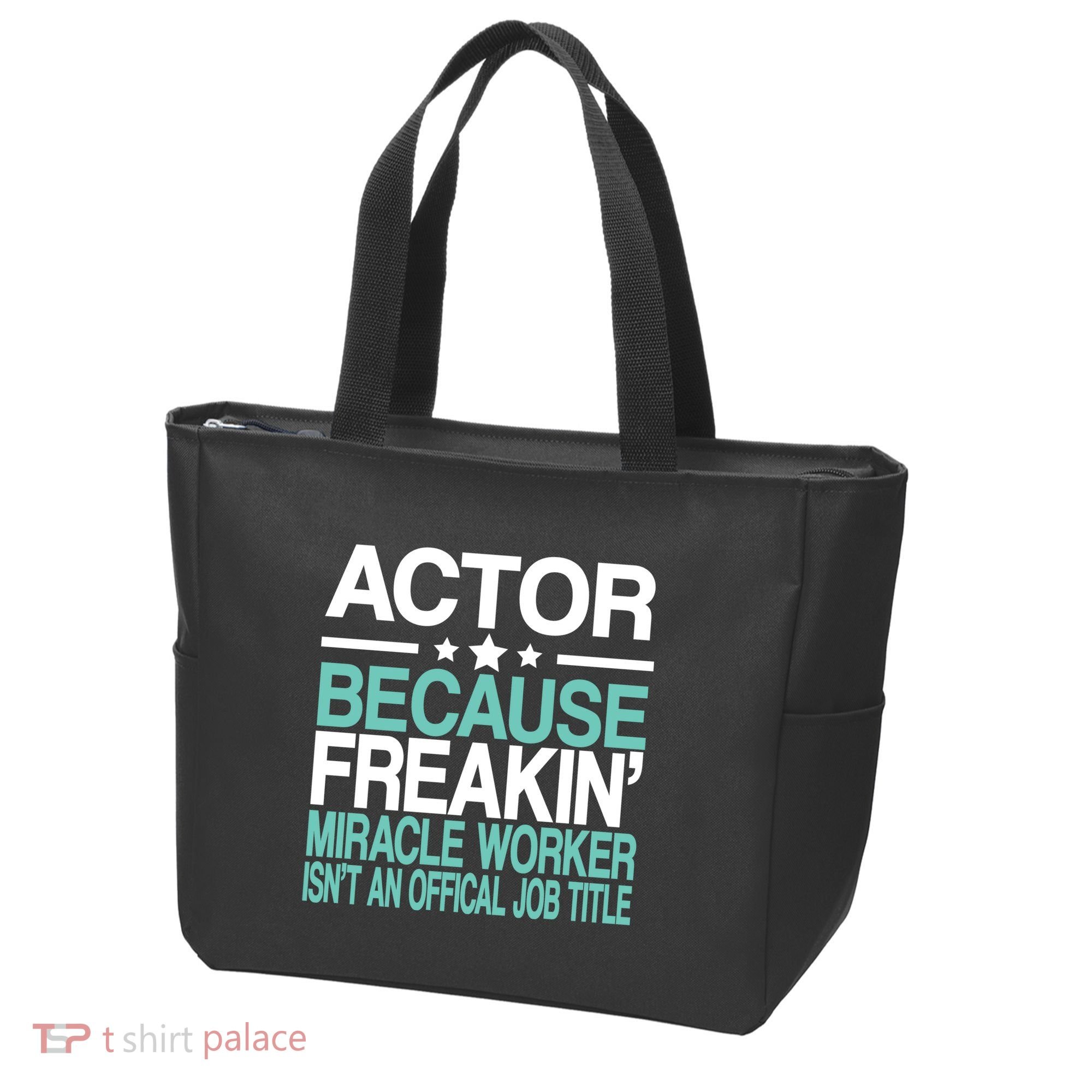 Actor Miracle Worker Official Job Title Tote Bag