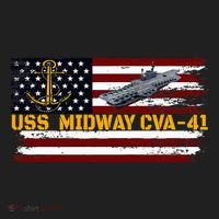 Aircraft Carrier Uss Midway Cva41 Veterans Day FatherS Day Beanie thumb 2