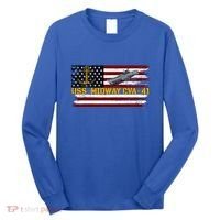 Aircraft Carrier Uss Midway Cva41 Veterans Day FatherS Day Long Sleeve Shirt thumb 0