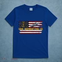Aircraft Carrier Uss Midway Cva41 Veterans Day FatherS Day T-Shirt thumb 5
