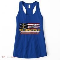 Aircraft Carrier Uss Midway Cva41 Veterans Day FatherS Day Women's Tank Top thumb 0