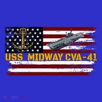Aircraft Carrier Uss Midway Cva41 Veterans Day FatherS Day Toddler T-Shirt thumb 4