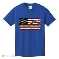 Aircraft Carrier Uss Midway Cva41 Veterans Day FatherS Day Kids T-Shirt thumb 0