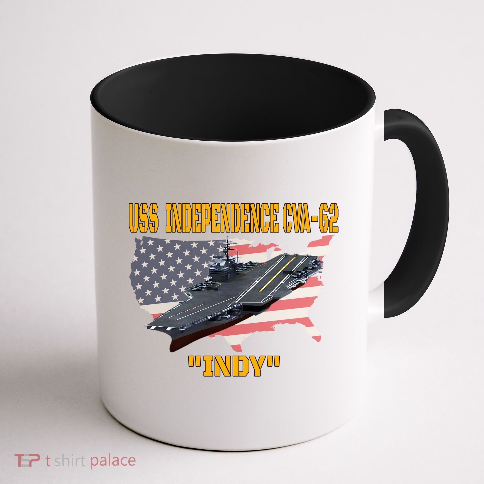 Aircraft Carrier Uss Independence Cvagift62 Veterans Day Gift Coffee Mug