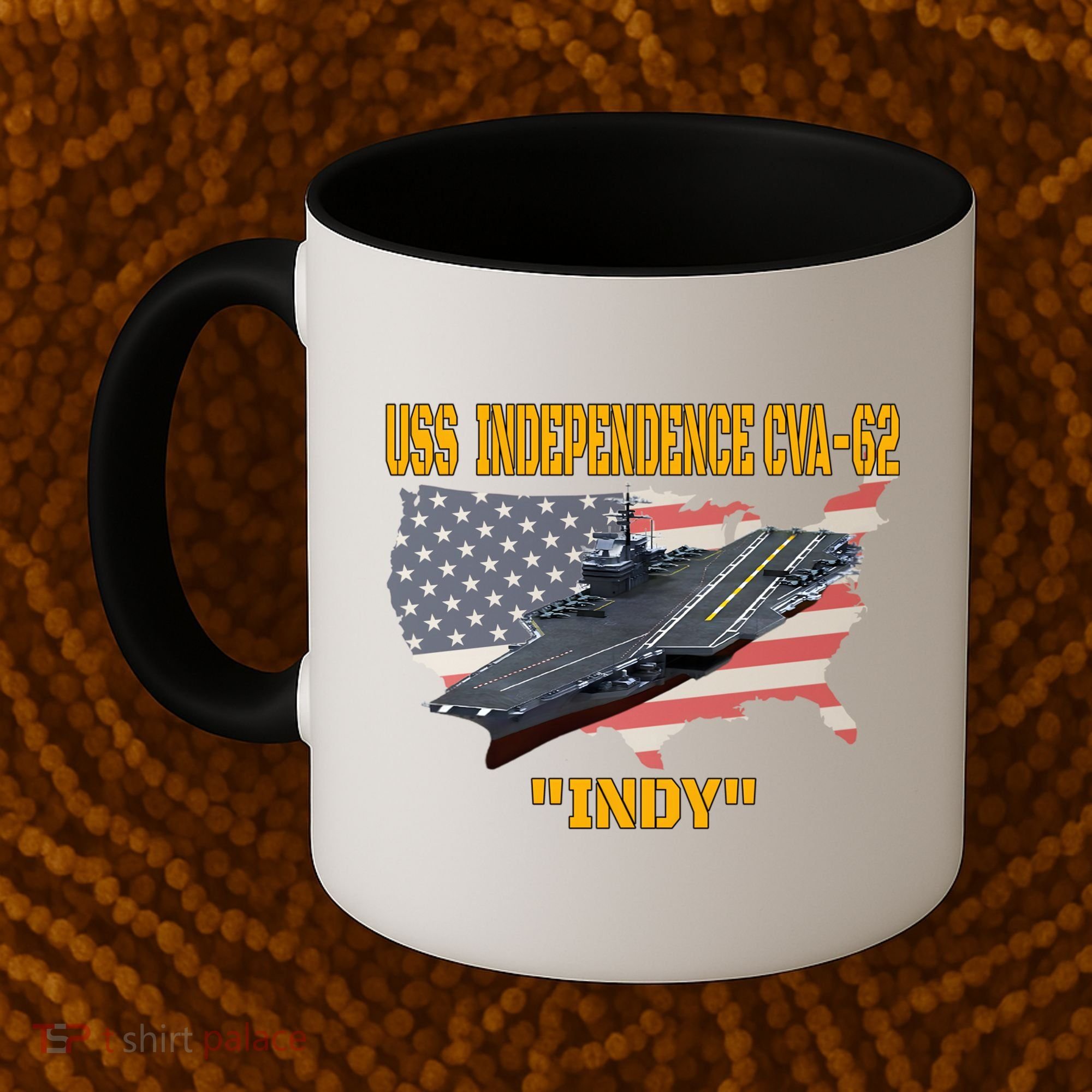 Aircraft Carrier Uss Independence Cvagift62 Veterans Day Gift Coffee Mug